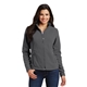aerial view a iron grey port authority fleece jacket - ladies, image 1 of 6