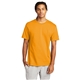 aerial view a gold champion (r) heritage 6- oz jersey tee, image 1 of 6