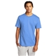 aerial view a light blue champion (r) heritage 6- oz jersey tee, image 1 of 6