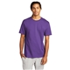 aerial view a purple champion (r) heritage 6- oz jersey tee, image 1 of 6