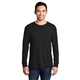 a black port company(r) pigment - dyed long sleeve pocket tee