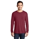 a merlot port company(r) pigment - dyed long sleeve pocket tee
