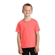aerial view a neon coral port company(r) - youth pigment - dyed tee, image 1 of 5