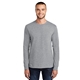 a athletic heather port company long sleeve essential t - shirt