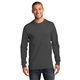 aerial view a charcoal port company long sleeve essential t - shirt, image 1 of 6