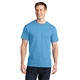 aerial view a aquatic blue port company(r) - ring spun cotton tee, image 1 of 3
