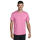 aerial view a candy pink port company(r) - ring spun cotton tee, image 1 of 3