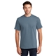 aerial view a stonewashed blue port company tall essential t - shirt, image 1 of 5
