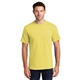 aerial view a yellow port company tall essential t - shirt, image 1 of 5