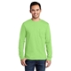 aerial view a lime port company long sleeve essential t - shirt with pocket, image 1 of 4