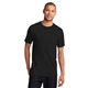 aerial view a jet black port company essential t - shirt with pocket, image 1 of 5