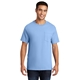 aerial view a light blue port company essential t - shirt with pocket, image 1 of 6