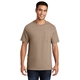aerial view a sand port company essential t - shirt with pocket, image 1 of 6