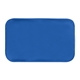 aerial view a blue reusable therapeutic hot / cold gel pack, image 1 of 3
