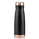 a black/rose gold 17 oz urban bottle