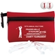 aerial view a white tees & red bag tournament kit w / callaway chromesoft golf ball, image 2 of 2