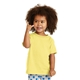 aerial view a yellow port co(tm) toddler core cotton tee, image 1 of 5