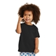 aerial view a jet black port co(tm) toddler core cotton tee, image 1 of 5
