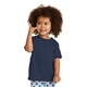 aerial view a navy port co(tm) toddler core cotton tee, image 1 of 5