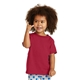 aerial view a red port co(tm) toddler core cotton tee, image 1 of 5