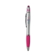 a pink ribbon spin top pen with stylus, full color digital