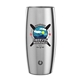 a stainless steel snowfox(r) 18 oz beer glass, full color digital