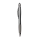 aerial view a silver halcyon(r) silhouette spin top pen with stylus, full color digital, image 1 of 2