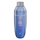 a metallic blue snowfox(r) 24 oz cocktail shaker, laser, standard