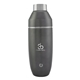 a olive grey snowfox(r) 24 oz cocktail shaker, laser, standard
