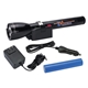 aerial view a black maglite(r) ml150lr led rechargeable flashlight, full color digital, image 1 of 4