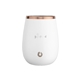 a white snowfox(r) 13 oz stemless wine glass, laser, standard