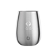 a stainless steel snowfox(r) 13 oz stemless wine glass, laser, standard