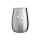a stainless steel snowfox(r) 13 oz stemless wine glass, laser, premium