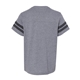 aerial view a granite heather/ vintage smoke lat - youth football fine jersey tee, image 2 of 3