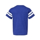 aerial view a vintage royal/ white lat - youth football fine jersey tee, image 2 of 3