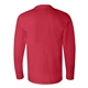 aerial view a red bayside long sleeve t - shirt, image 2 of 3