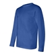aerial view a royal blue bayside long sleeve t - shirt, image 3 of 3