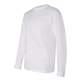 aerial view a white bayside long sleeve t - shirt, image 3 of 3