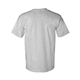 aerial view a dark ash bayside short sleeve t - shirt with a pocket, image 2 of 3
