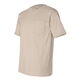 aerial view a sand bayside short sleeve t - shirt with a pocket, image 3 of 3