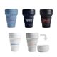 a group of stojo 12 oz collapsible cup