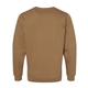 aerial view a coyote brown lat - elevated fleece crewneck sweatshirt, image 2 of 3