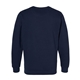 aerial view a navy lat - elevated fleece crewneck sweatshirt, image 2 of 3
