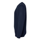 aerial view a navy lat - elevated fleece crewneck sweatshirt, image 3 of 3
