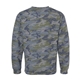 aerial view a vintage camo lat - elevated fleece crewneck sweatshirt, image 2 of 3