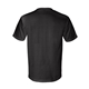 aerial view a black bayside short sleeve t - shirt with a pocket, image 2 of 3