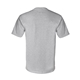 aerial view a dark ash bayside short sleeve t - shirt with a pocket, image 2 of 3