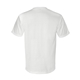 aerial view a white bayside short sleeve t - shirt with a pocket, image 2 of 3