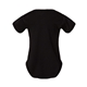 aerial view a black rabbit skins fine jersey infant lap shoulder creeper, image 2 of 3