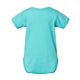 aerial view a caribbean rabbit skins fine jersey infant lap shoulder creeper, image 2 of 3